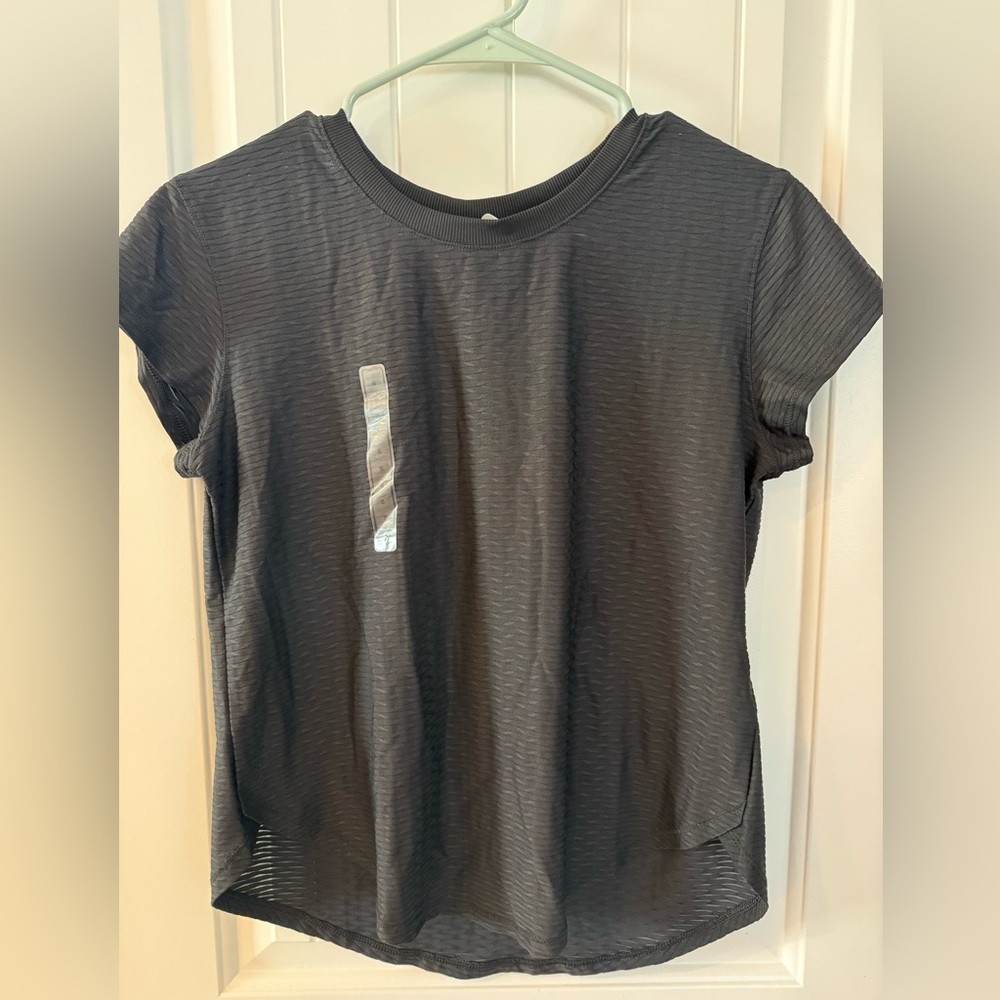 CALIA Renew Tee Black S NWT Lightweight Workout Athletic Top Breathable